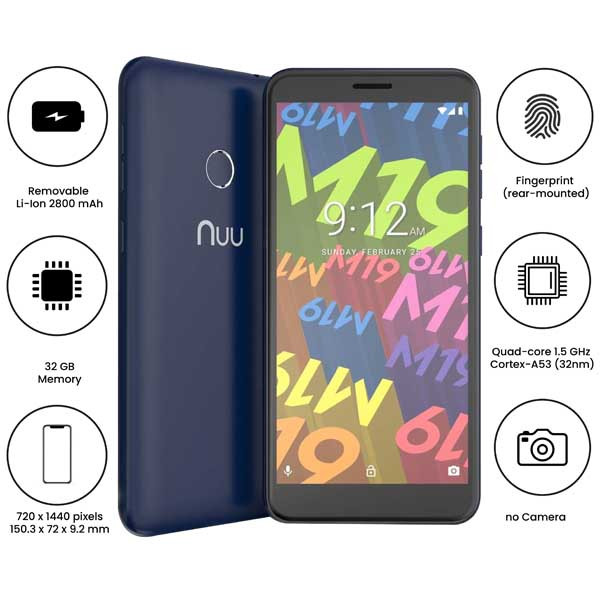 Mobitel best cheap nuu M19 new in all colors in uk